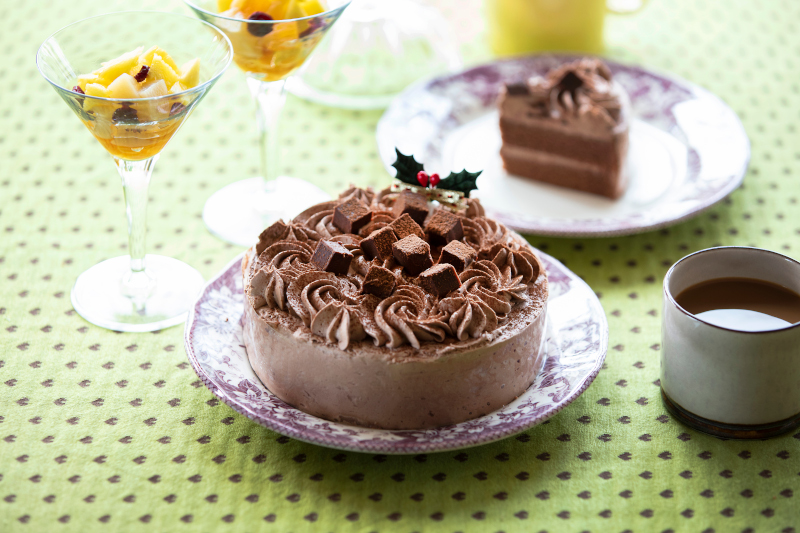 クリスマスチョコレートケーキ