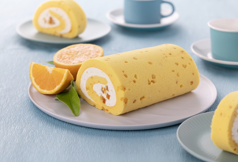 オレンジロールケーキ