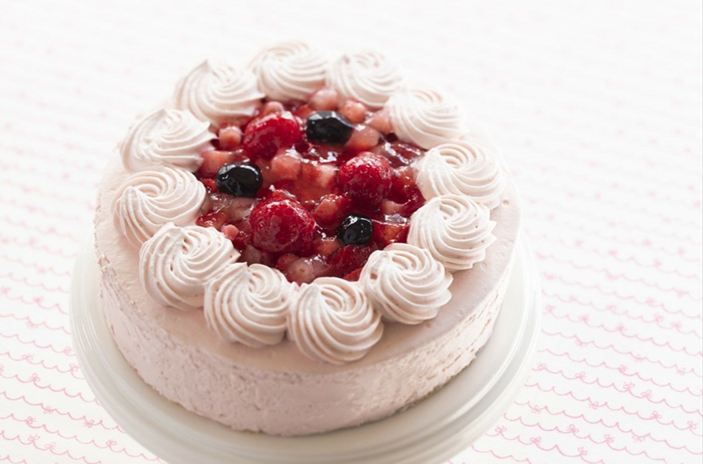 【卵・乳・小麦不使用　アレルギー対応】すこやかストロベリーケーキ